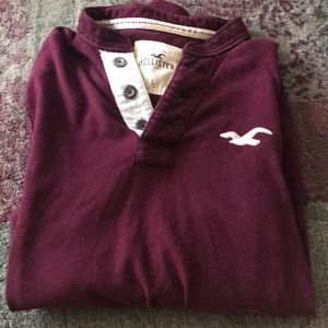 A pair of men’s long sleeve tee